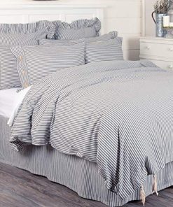 Piper Classics Funda de Edredón de Rayas Ticking Farmhouse