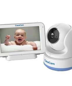 CasaCam BM200 Monitor de Bebé con Video, Pantalla Táctil de