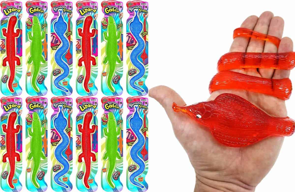 JA-RU Giant Sticky Lizard, Alligator, Snake Stretchy Fidget