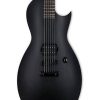 Guitarra Eléctrica ESP LTD EC-Black Metal, Satinada Negra