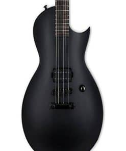 Guitarra Eléctrica ESP LTD EC-Black Metal, Satinada Negra