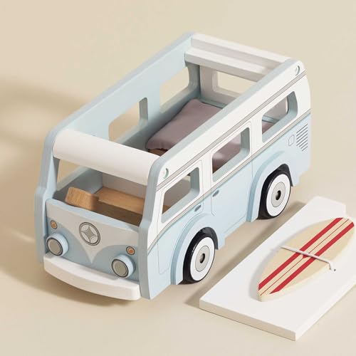 Le Toy Van - Autocaravana de Madera con Tabla de Surf - Imagen 4