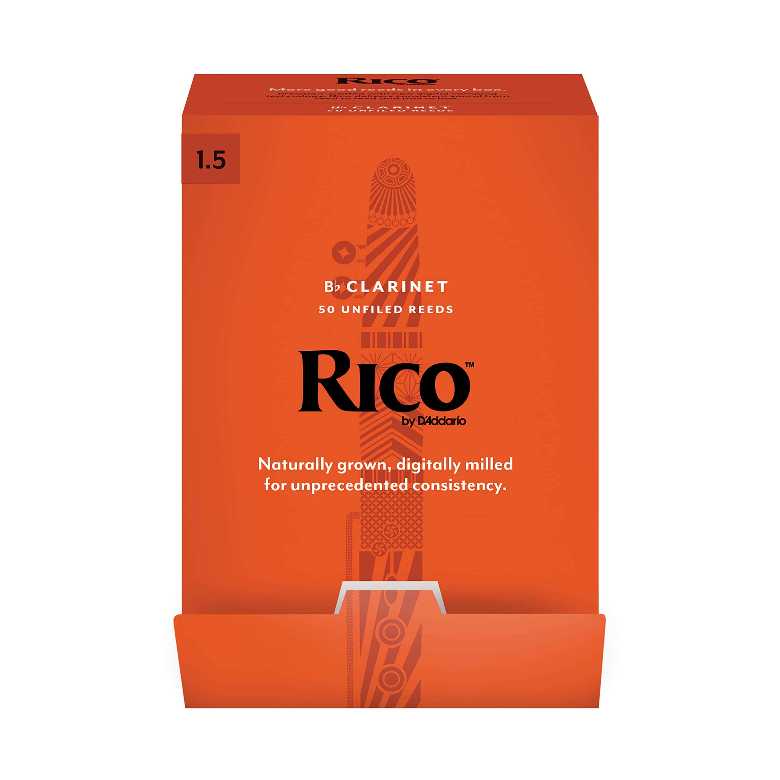 D'Addario Woodwinds - Rico Cañas de Clarinete en Si Bemol -