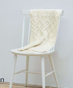 Cobertor de Cuna de Lana Merino Supersuave Aran Woollen