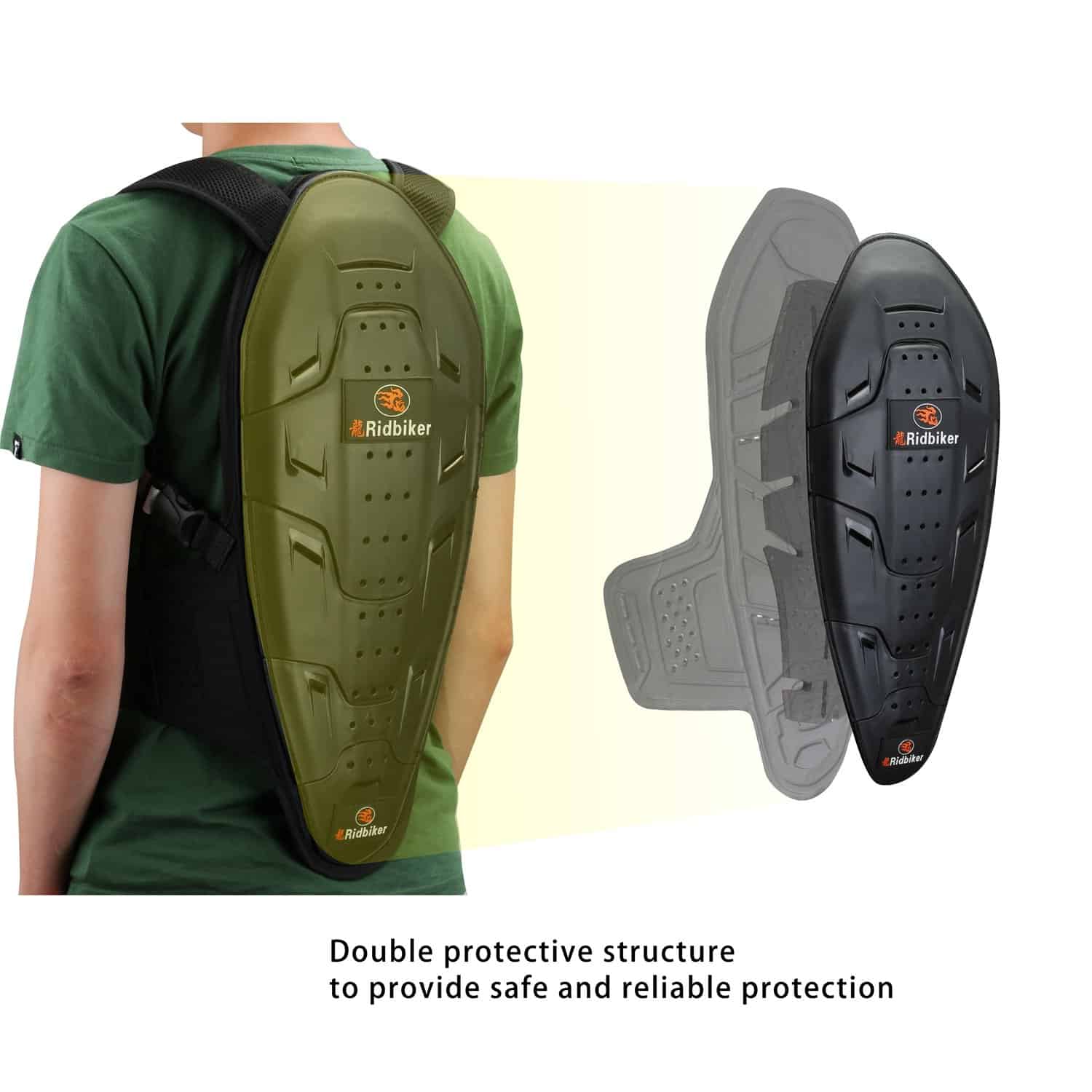 Protector de espalda para motocicleta RIDBIKER Motocross - Imagen 7