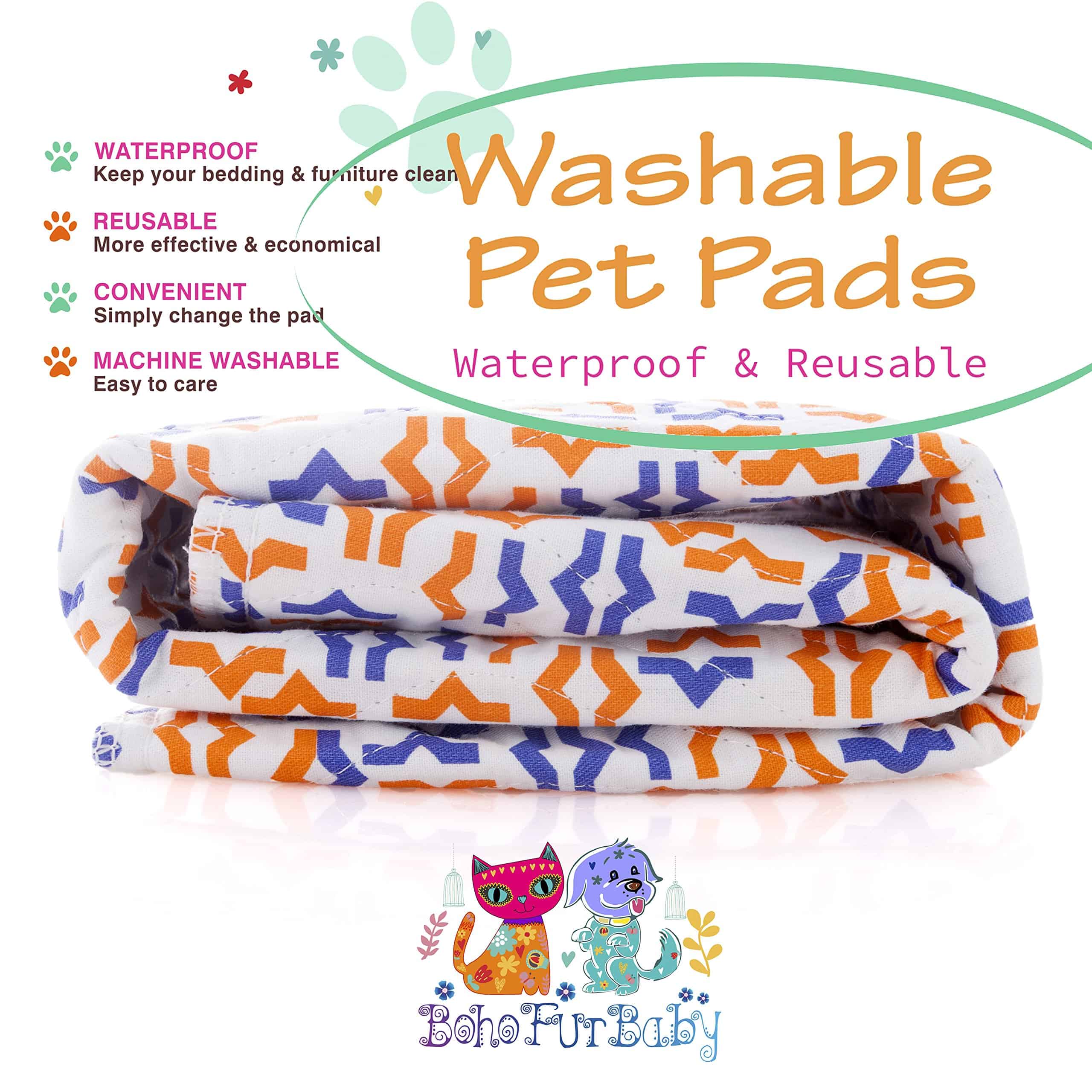 2-Pack de Almohadillas Impermeables para Cama/Corral/Playa