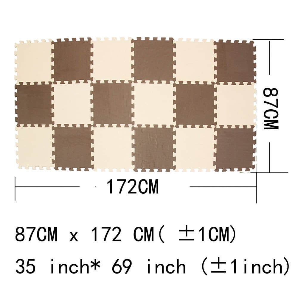 MQIAOHAM® 18 Piezas Alfombras de Juego, Suave Alfombrilla - Imagen 4