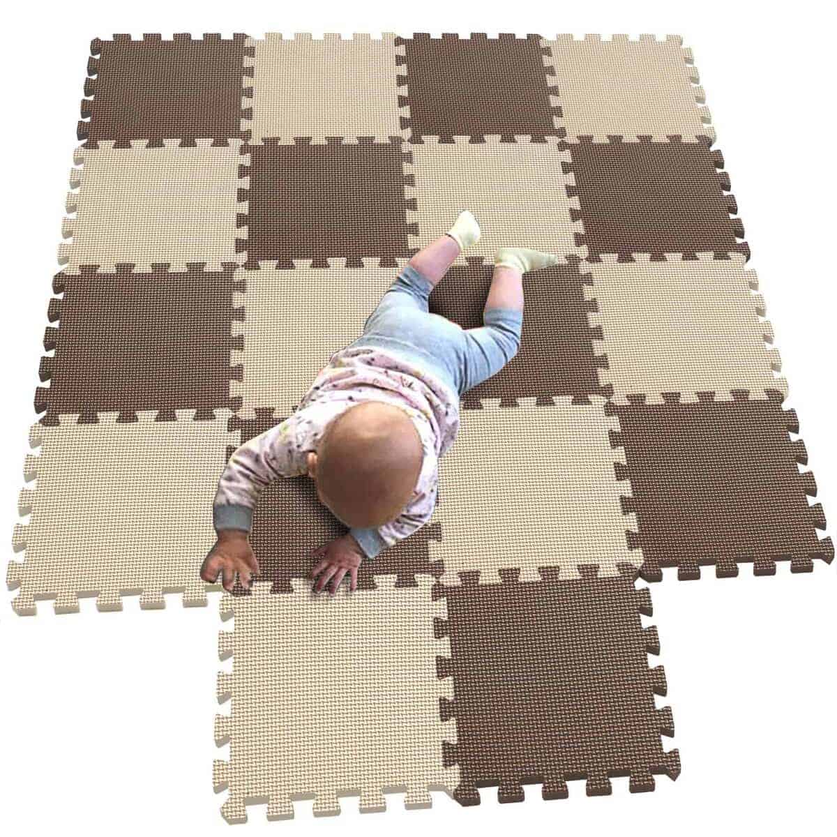 MQIAOHAM® 18 Piezas Alfombras de Juego, Suave Alfombrilla