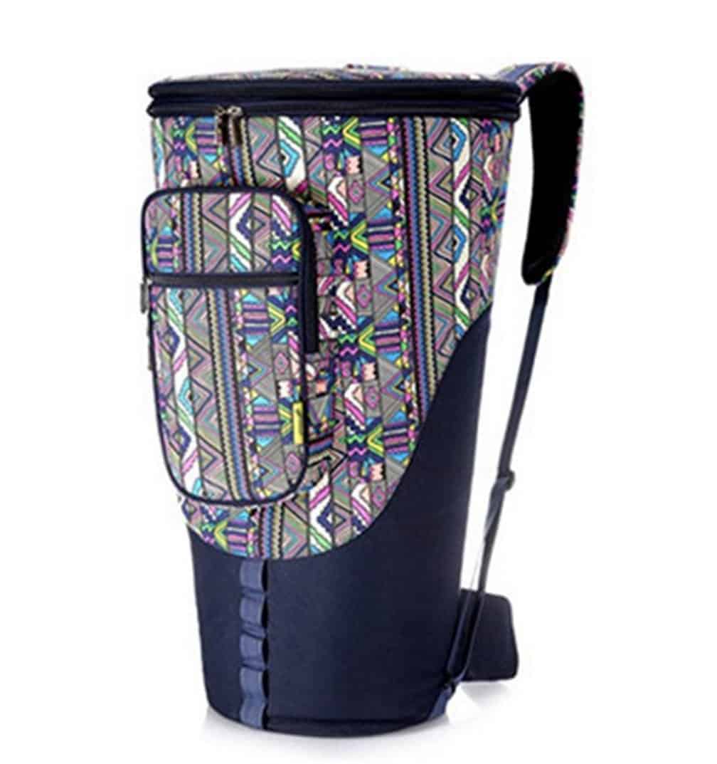 Estuche para tambor latino Djembe acolchado de estilo