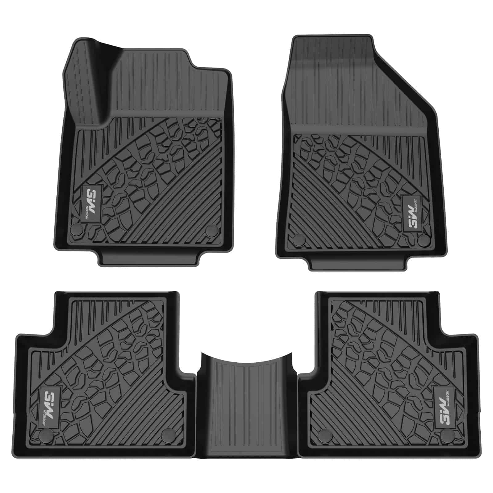 Tapetes 3W para Jeep Cherokee 2015-2024 Juego Completo de