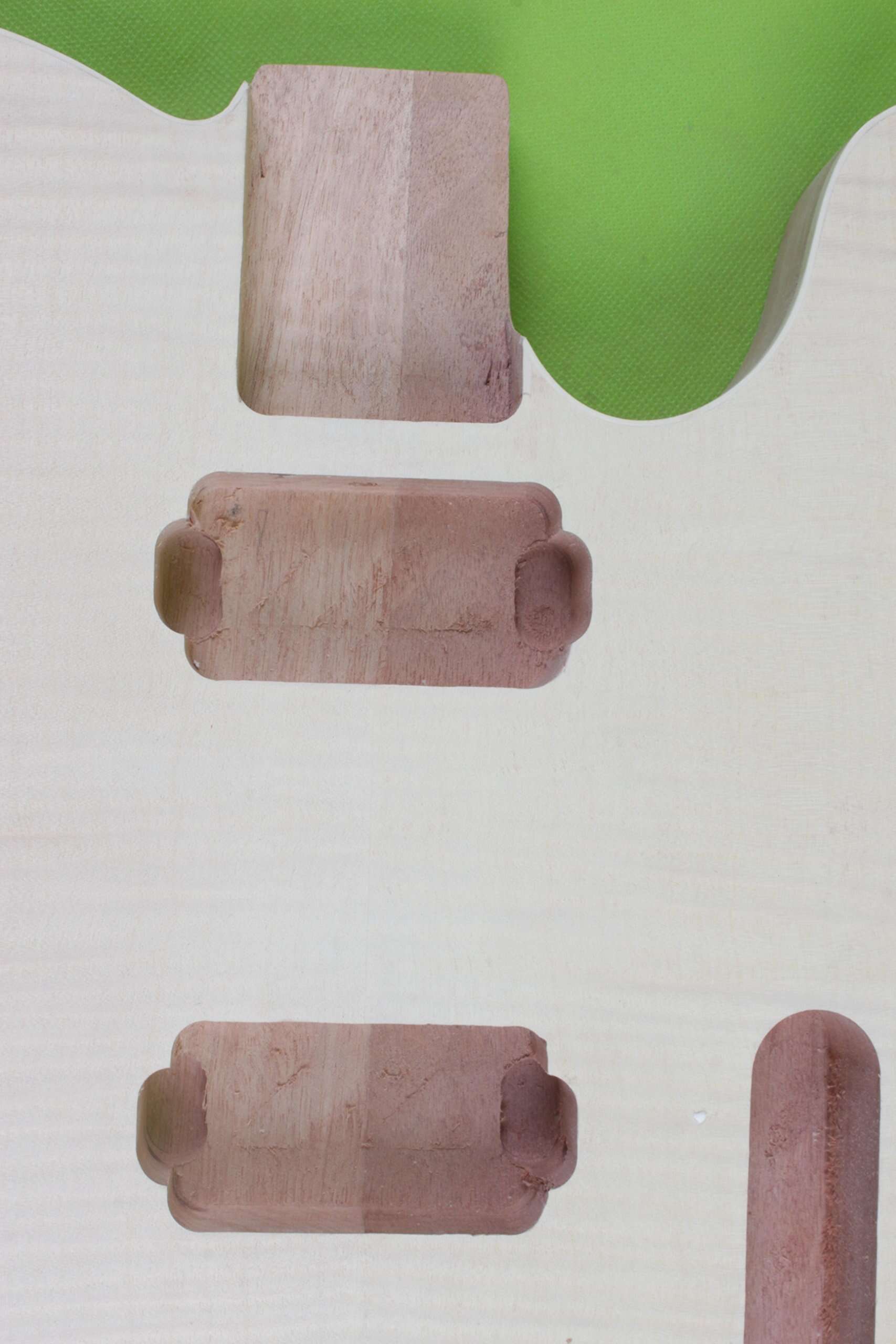 Cuerpo de Guitarra Eléctrica de Reemplazo Yinfente Caoba - Imagen 5