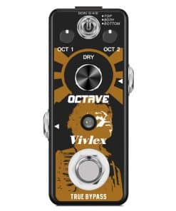 Pedal de Efectos de Guitarra Vivlex Octave Generador de