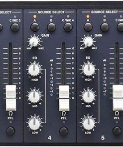 Mezcladora de Audio de Zona de Montaje en Rack de 7 Canales