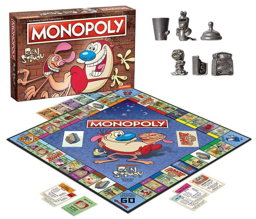 Juego de Mesa Monopoly Ren y Stimpy | Basado en la Serie de - Imagen 3