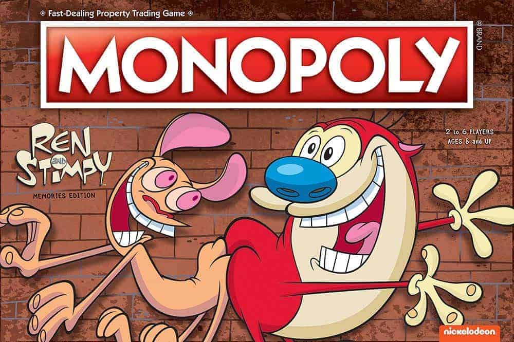 Juego de Mesa Monopoly Ren y Stimpy | Basado en la Serie de