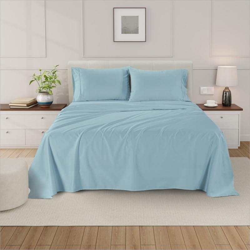 Juego de Sábanas de Algodón Egipcio 100% para Cama Queen - Imagen 3