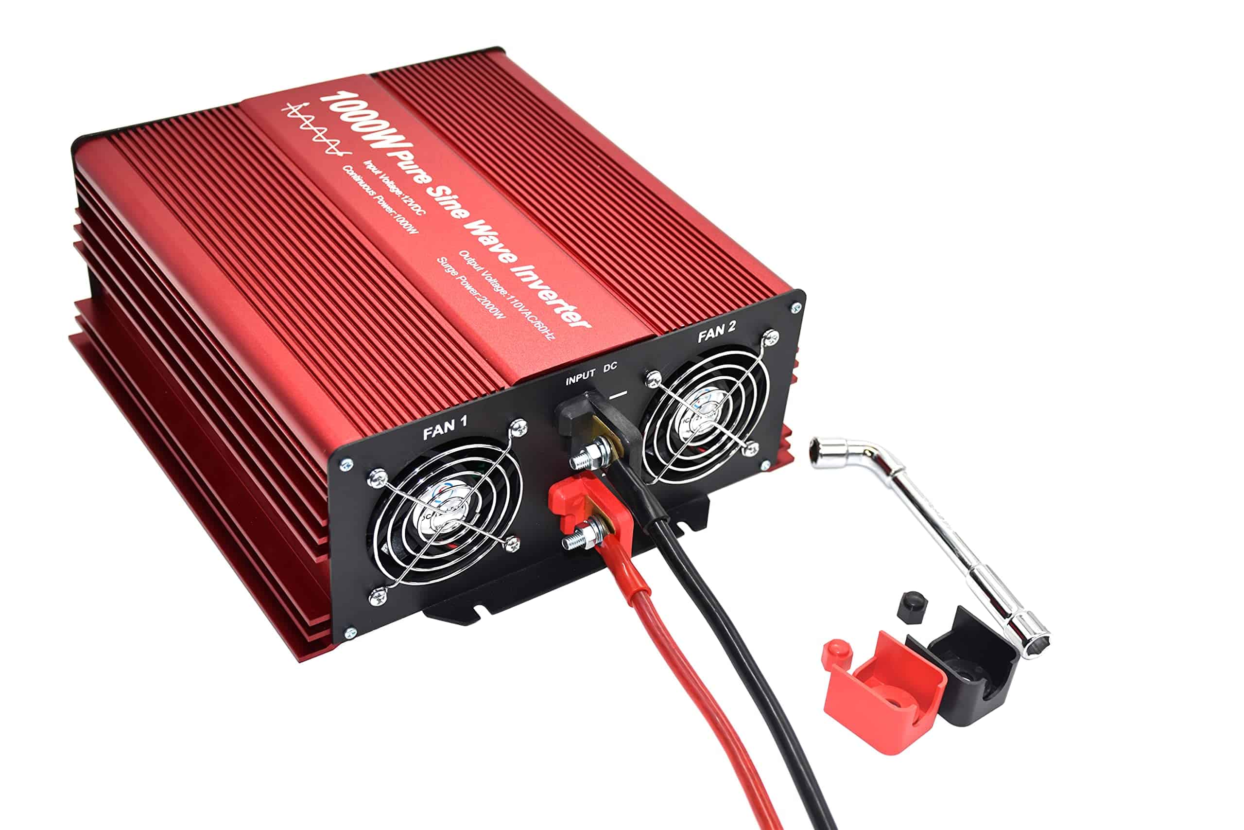 Inversor de Onda Sinusoidal Pura de 1000W 12V a 120V AC con - Imagen 3