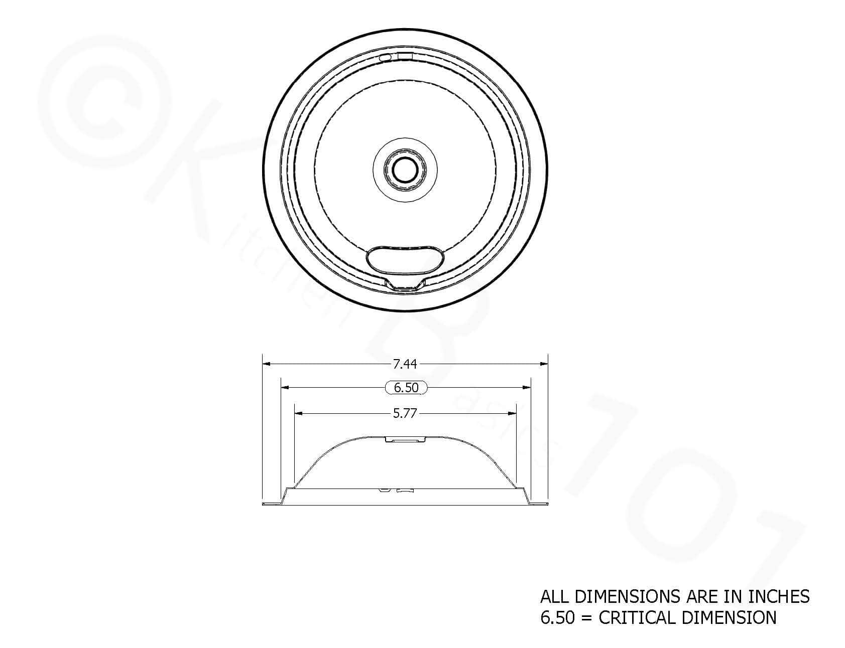 Juego de 4 (2) Drip Pans de Reemplazo Hechos en EE. UU. 6" - Imagen 6
