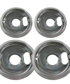 Juego de 4 (2) Drip Pans de Reemplazo Hechos en EE. UU. 6"