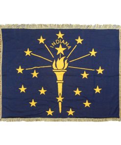 Manta tejida Jacquard del estado de Indiana del noroeste,