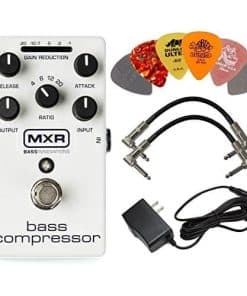 Pedal de Efectos Compresor de Bajo MXR M87 BUNDLE con