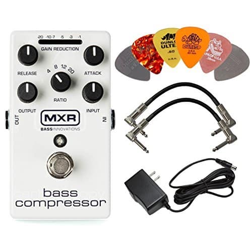 Pedal de Efectos Compresor de Bajo MXR M87 BUNDLE con