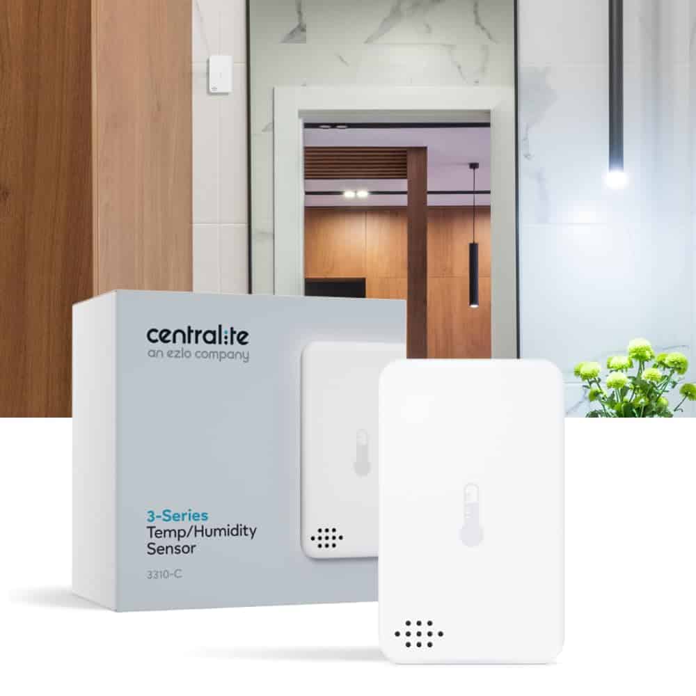 Sensor de Temperatura y Humedad Centralite by Ezlo -
