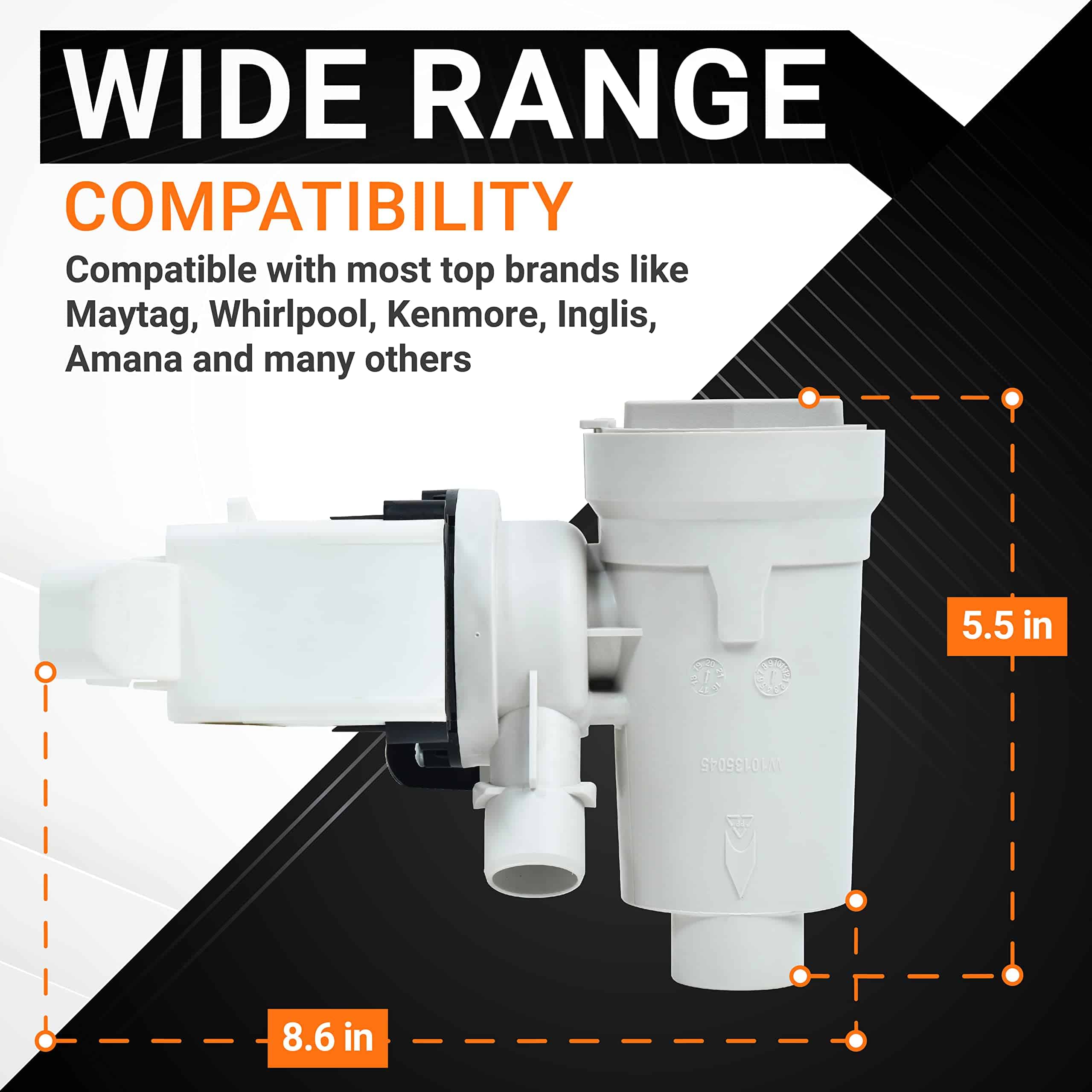 Bomba de desagüe de lavadora BlueStars Ultra Durable - Imagen 4