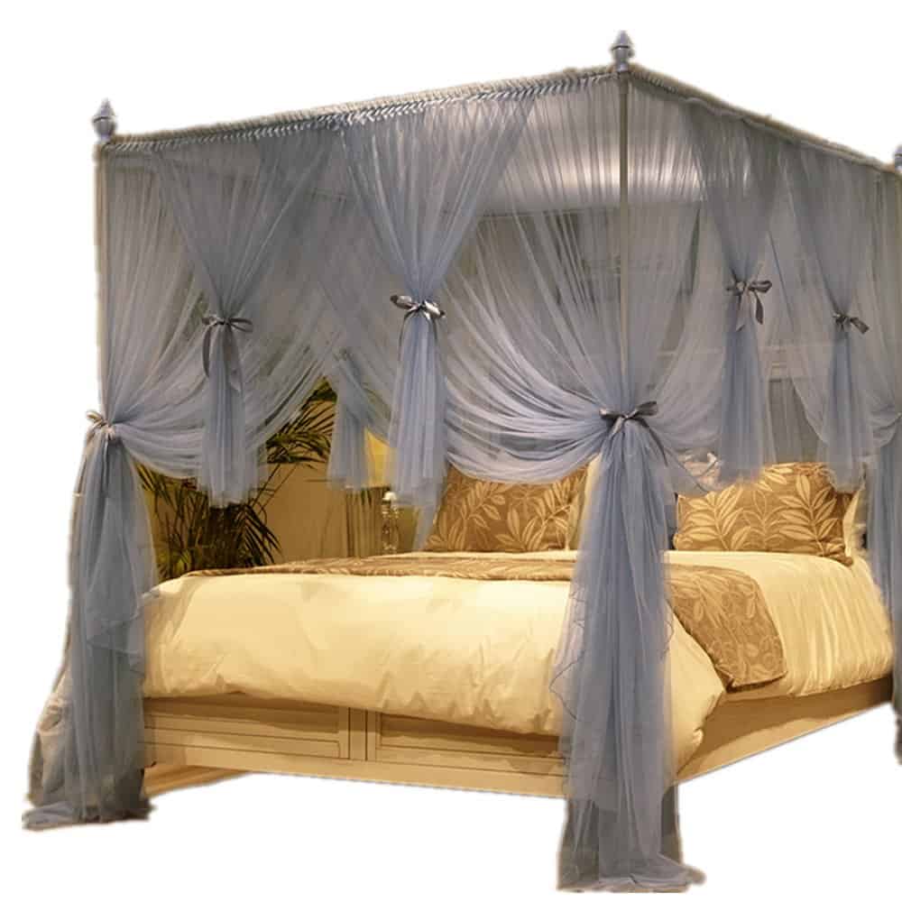 Cortina de cama con dosel Nattey para cama infantil - - Imagen 8