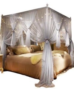 Cortina de cama con dosel Nattey para cama infantil -