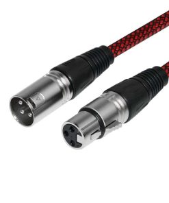 Cable XLR FURUI de 15 pies 2 Paquetes Macho a Hembra, Cable