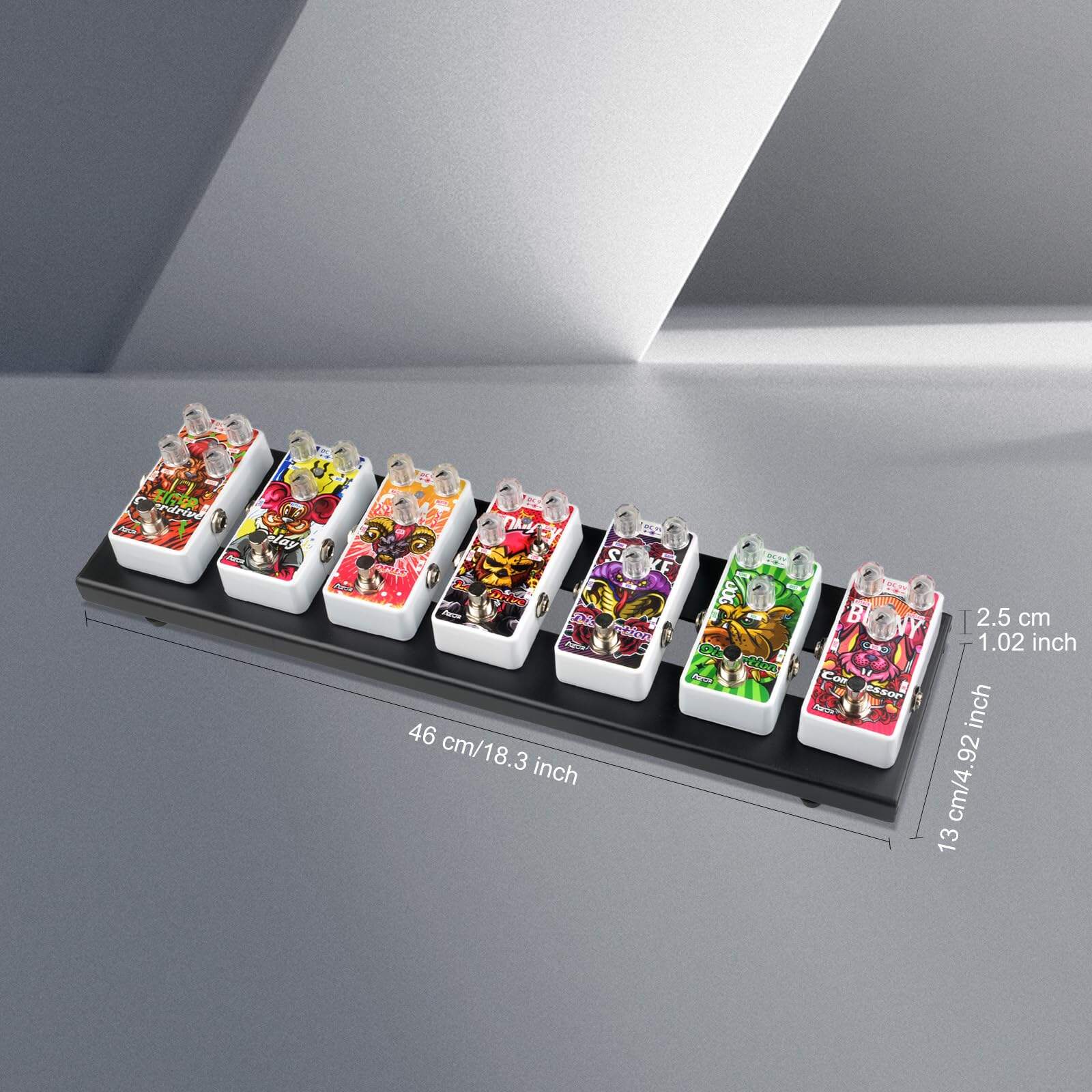 Tablero de Pedales de Guitarra AZOR de Aleación de Aluminio - Imagen 3