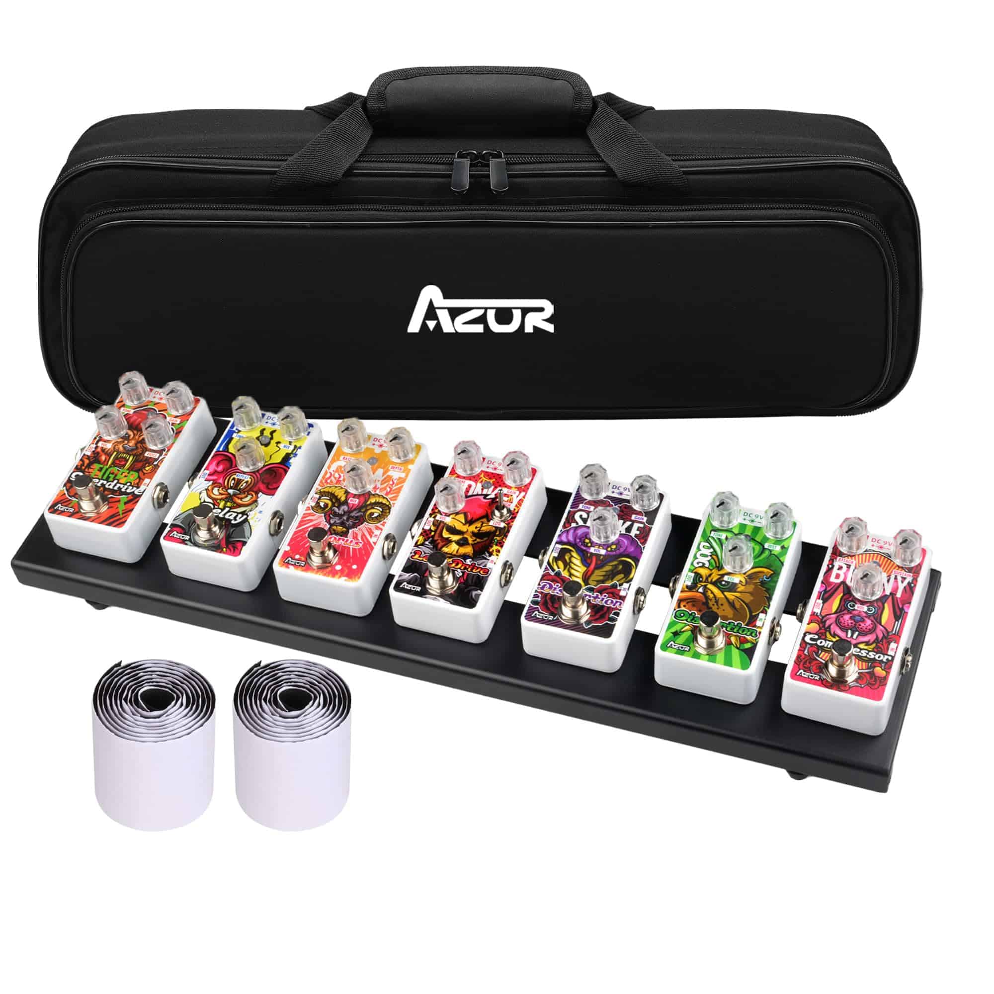 Tablero de Pedales de Guitarra AZOR de Aleación de Aluminio