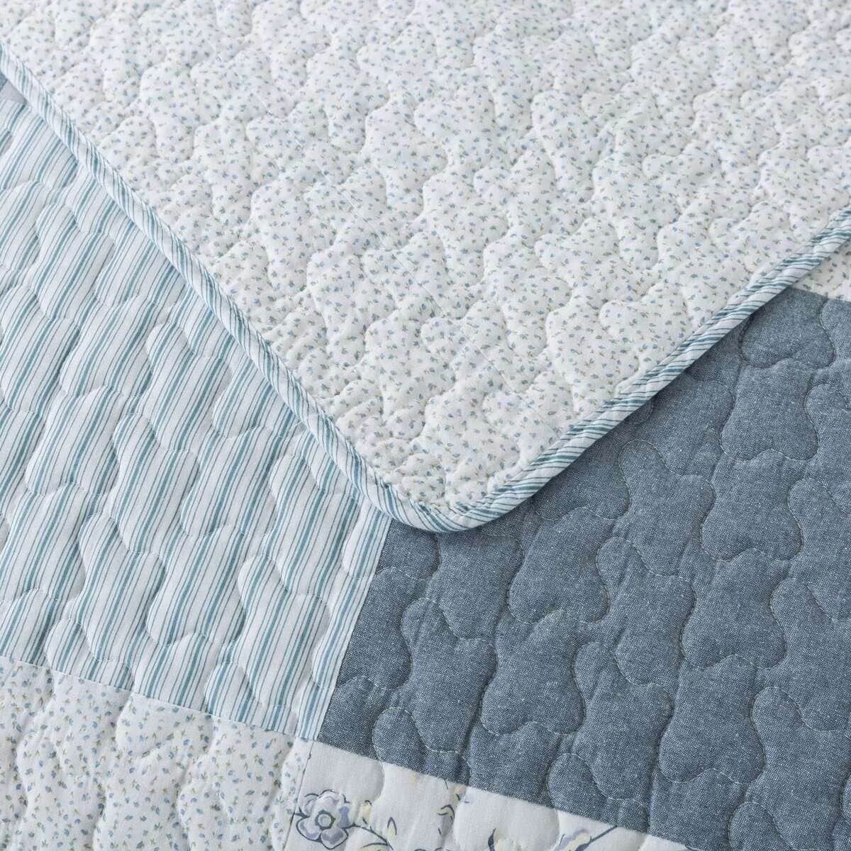 Juego de edredón de retazos de algodón SLPR Coastal Dream - - Imagen 7
