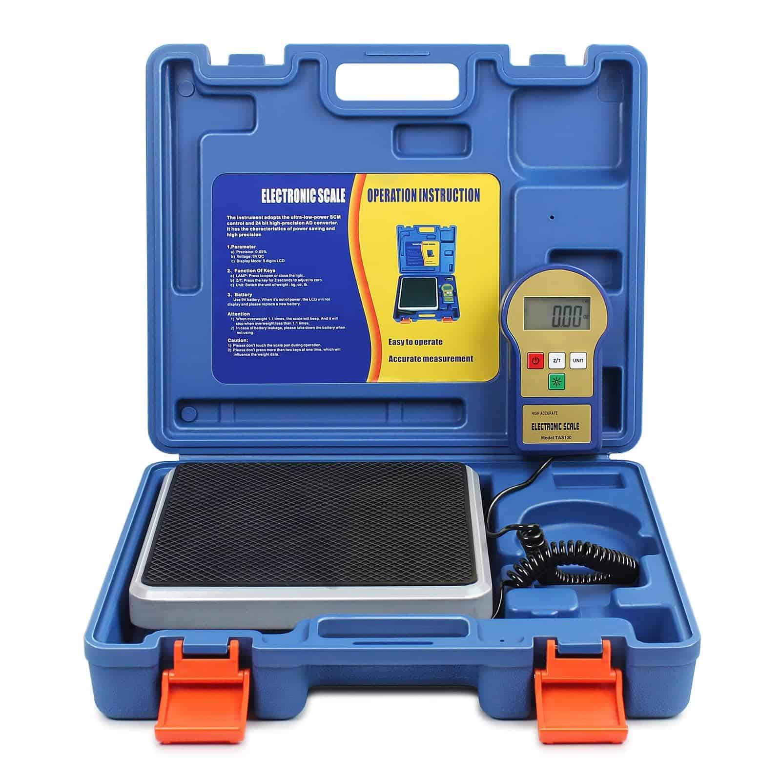 Báscula de Carga de Refrigerante Electrónica Digital