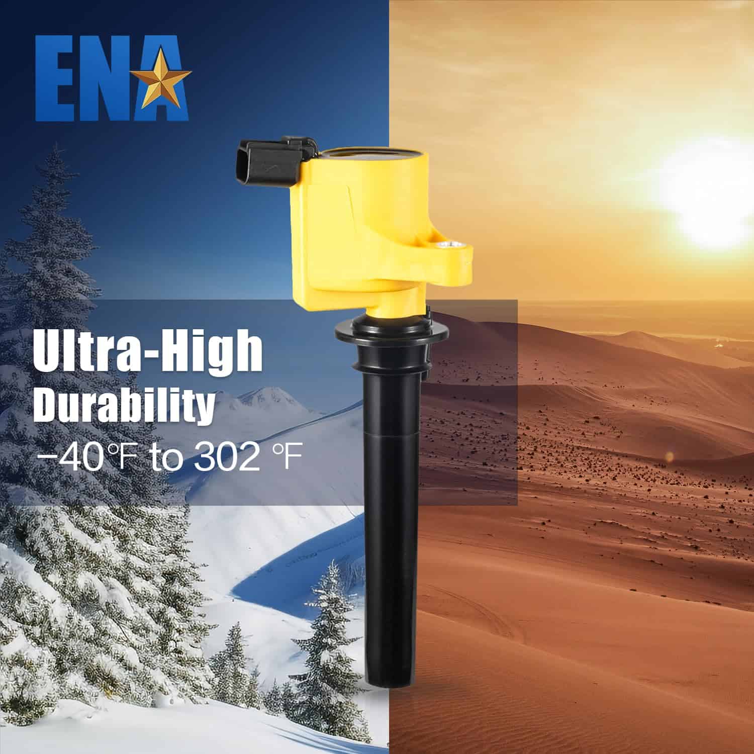 ENA Juego de 6 Paquetes de Bobinas de Encendido Amarillas - Imagen 4