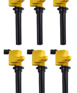 ENA Juego de 6 Paquetes de Bobinas de Encendido Amarillas