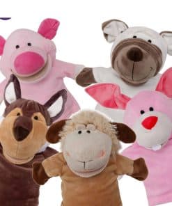 Set de títeres de mano de animales para niños -Farm Animals