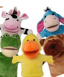 Set de títeres de mano de animales para niños -Farm Animals