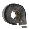 Manta térmica de titanio negro con revestimiento de malla