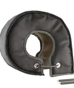 Manta térmica de titanio negro con revestimiento de malla
