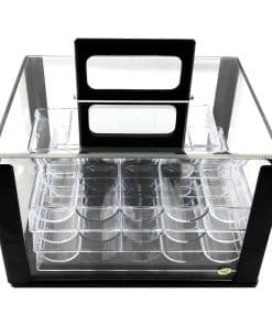 Porta Fichas de Póker de Acrílico Transparente Yuanhe -