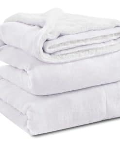 Manta de sherpa KAWAHOME de tamaño King para cama - Extra