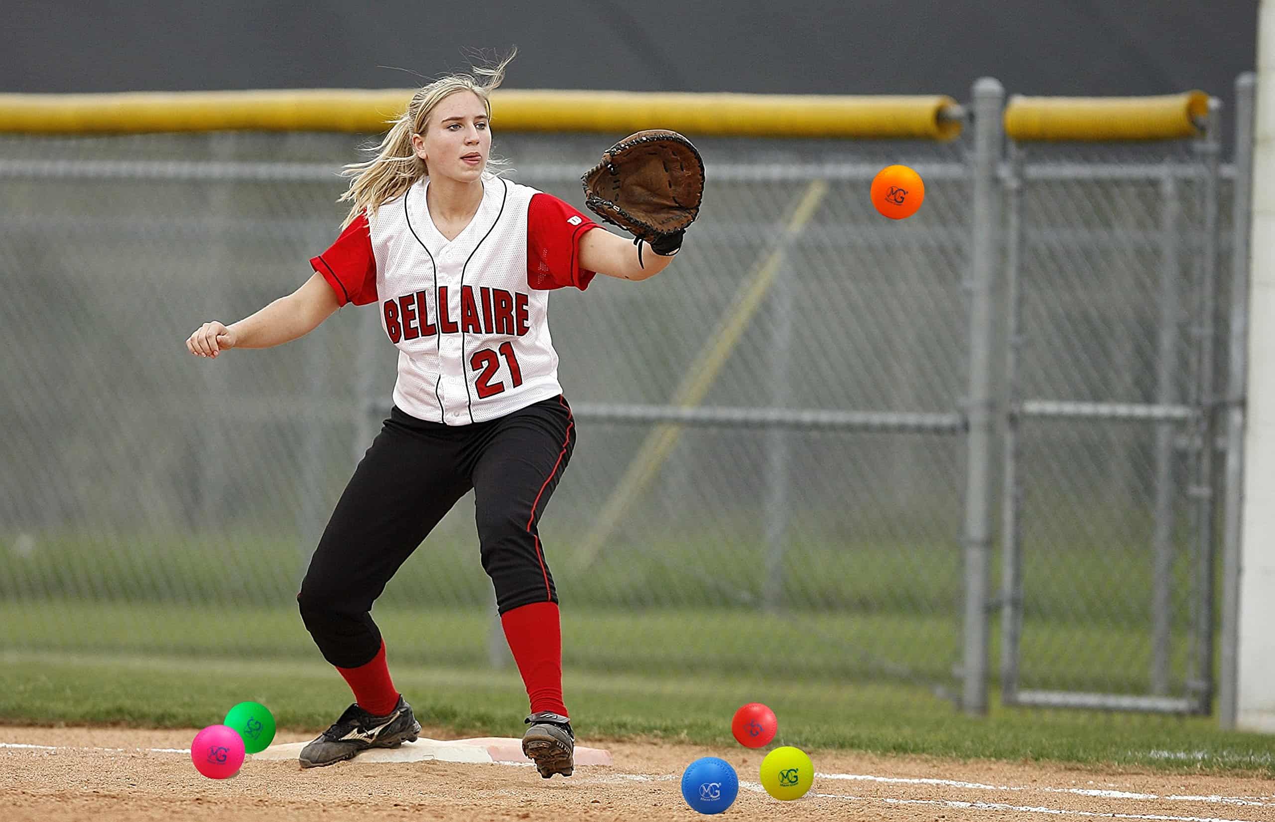 Pelota de Softball de Espuma PU de 3.5 Pulgadas (diá.), - Imagen 3
