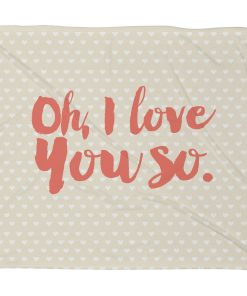 Manta de Felpa Deny Designs Allyson Johnson, Love You so