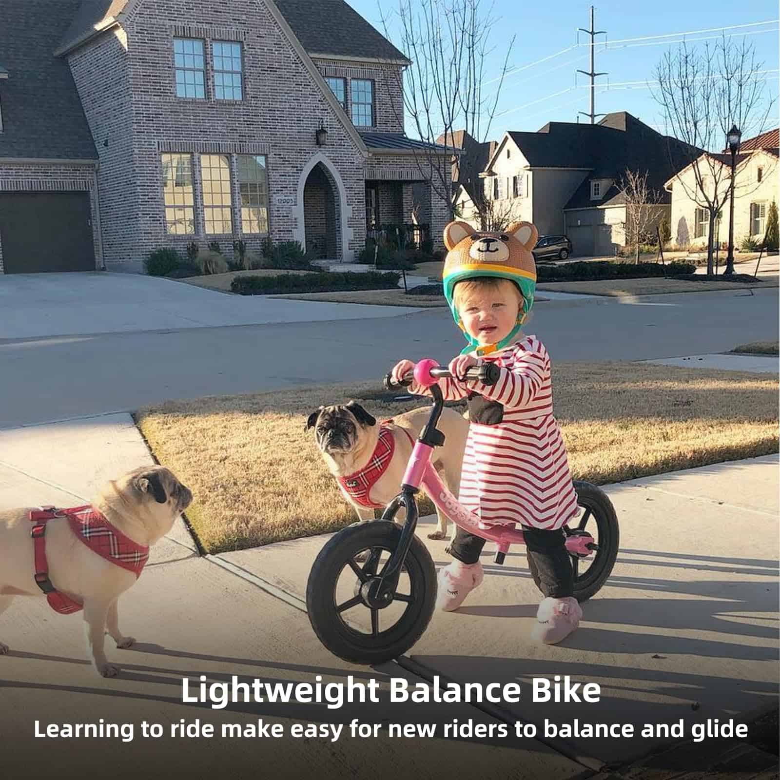 Bicicleta de Equilibrio JOYSTAR de 12 Pulgadas -Rosa - Imagen 7