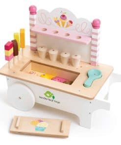 Carrito de Helados de 15 Piezas - Incluye Conos de Helado,