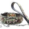 Collar para Perro de Cuero con Tachuelas y Púas de 2