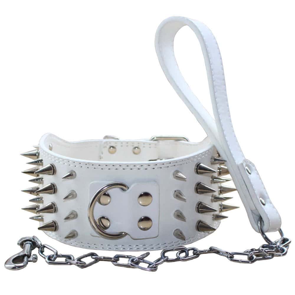 Collar de perro con clavos Spike de 4 filas de 3 pulgadas