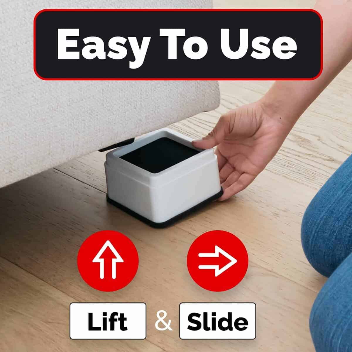 Elevadores de cama iPrimio - Cuadrados, Elevación de 2 - Imagen 6